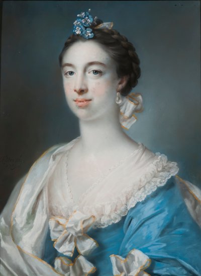 Retrato de Mary Blackbourne, 1759 de Francis Cotes